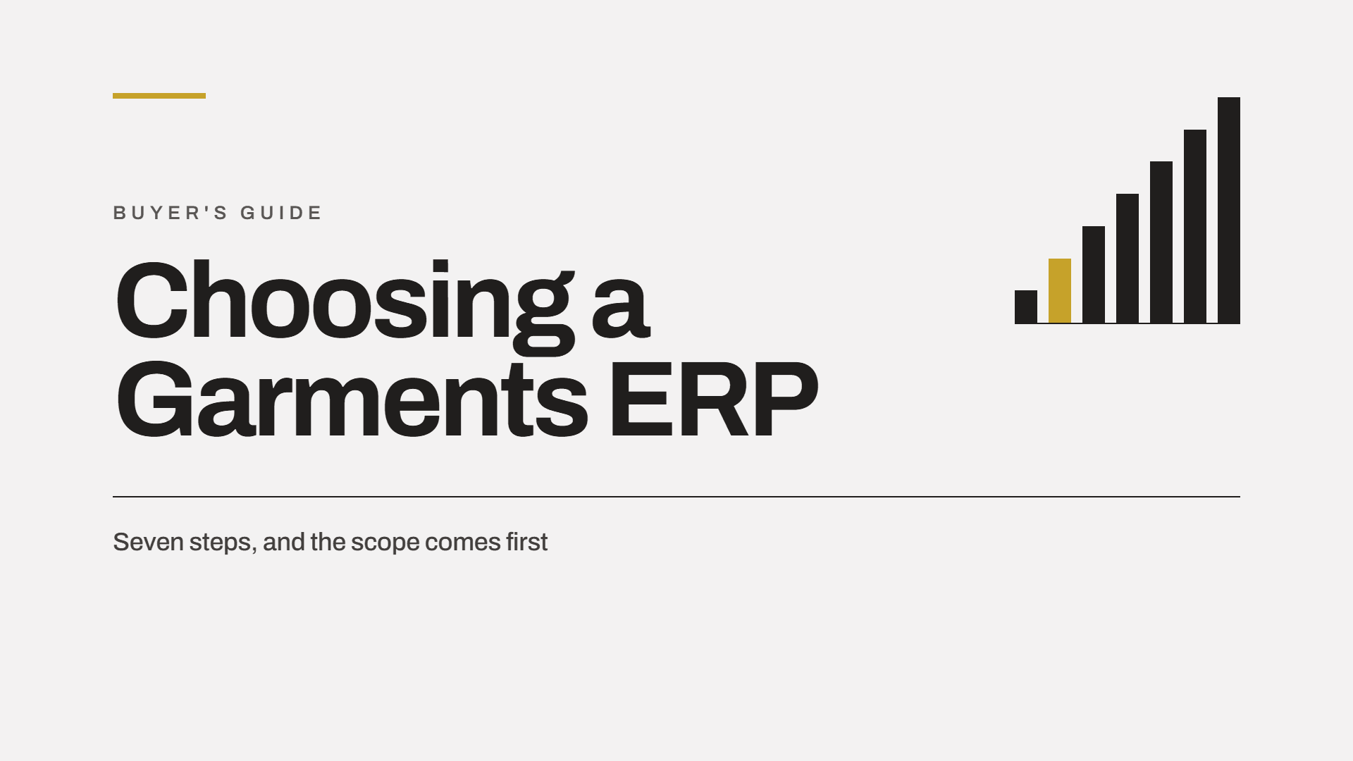 How to Choose an ERP for a Garments Factory