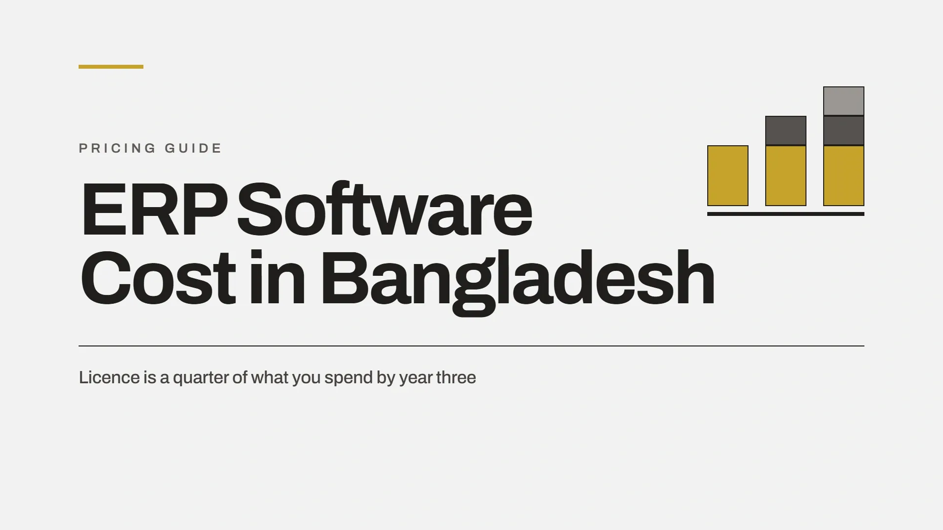 How Much Does ERP Software Cost in Bangladesh?