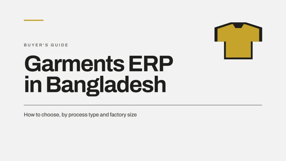 Best Garments ERP Software in Bangladesh: How to Choose